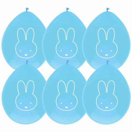 Globos Miffy Azul Claro 30cm 6pcs