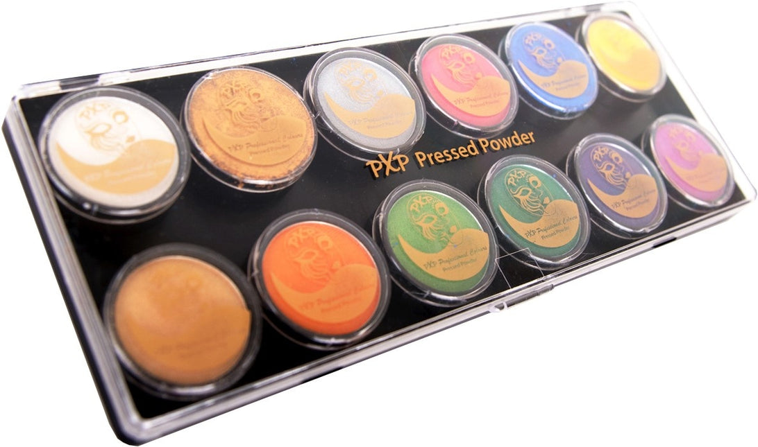 PXP Paleta de polvos compactos Perla 5gr 12pcs