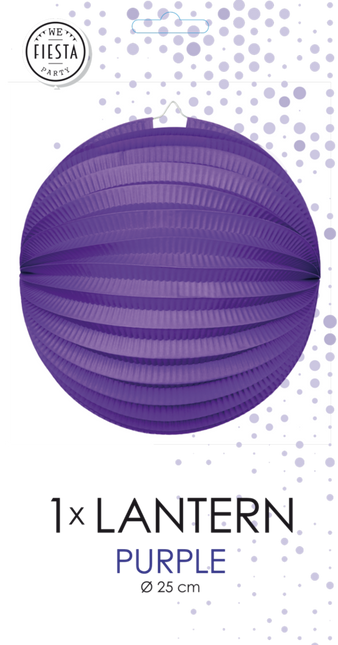 Lampión Morado 25cm