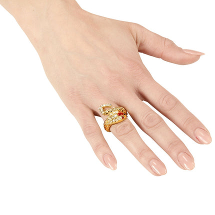 Anillo Serpiente Oro