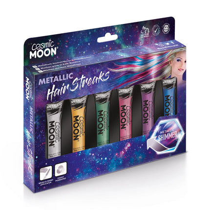 Mechas Metálicas Luna Cósmica Rosa 15ml