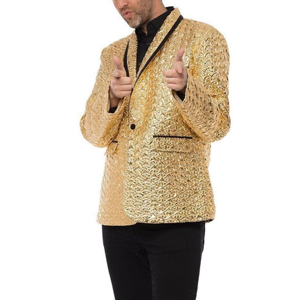 Blazer dorado Hombre