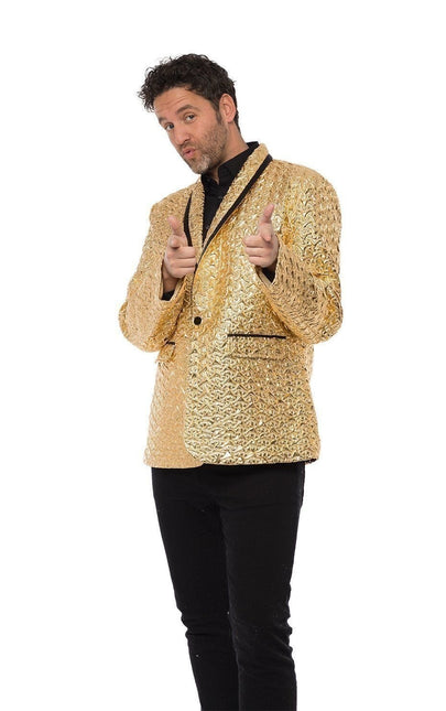 Blazer dorado Hombre