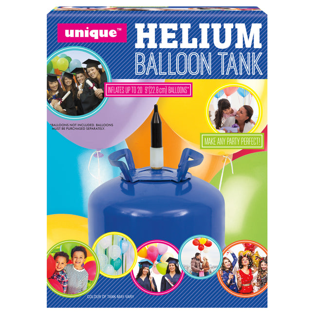 Depósito de helio para 20 globos