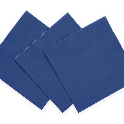 Servilletas Azules 3 Capas 33cm 20pcs