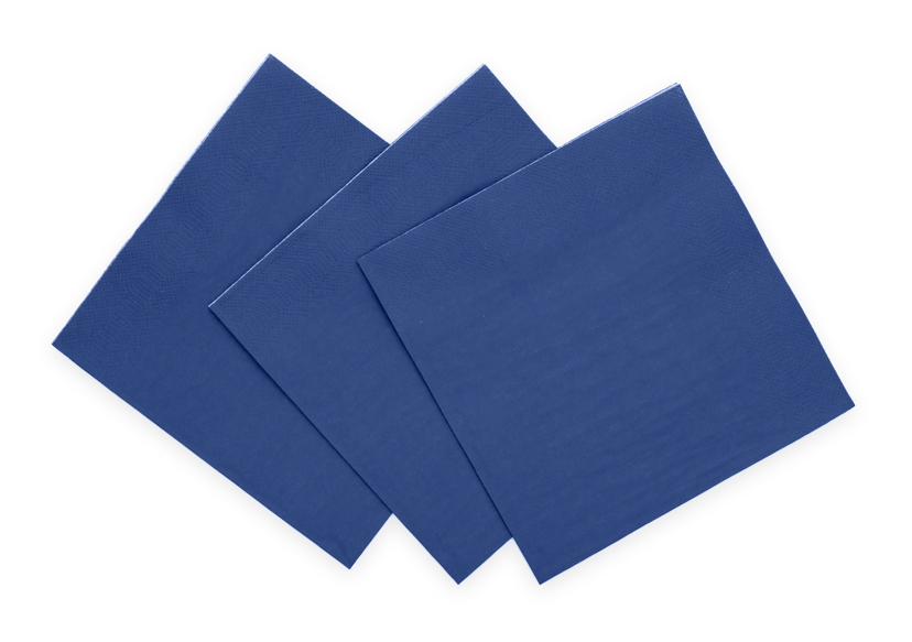 Servilletas Azules 3 Capas 33cm 20pcs