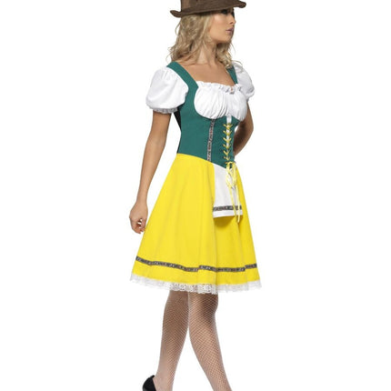 Vestido Dirndl Oktoberfest Amarillo