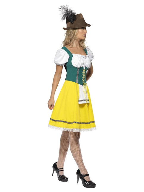 Vestido Dirndl Oktoberfest Amarillo