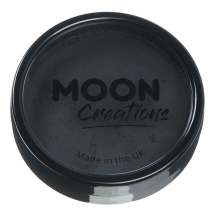 Moon Creations Pro Face Paint Cake Pots Negro 36g