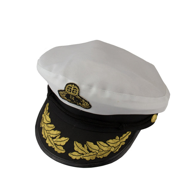 Gorra de capitán Blanca