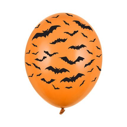 Globos de Halloween Murciélagos 30cm 50pcs