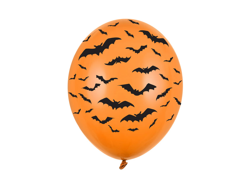 Globos de Halloween Murciélagos 30cm 50pcs