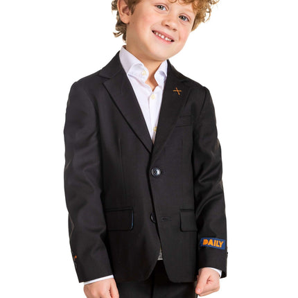 Traje Diario Negro Niño <tc>OppoSuits</tc>