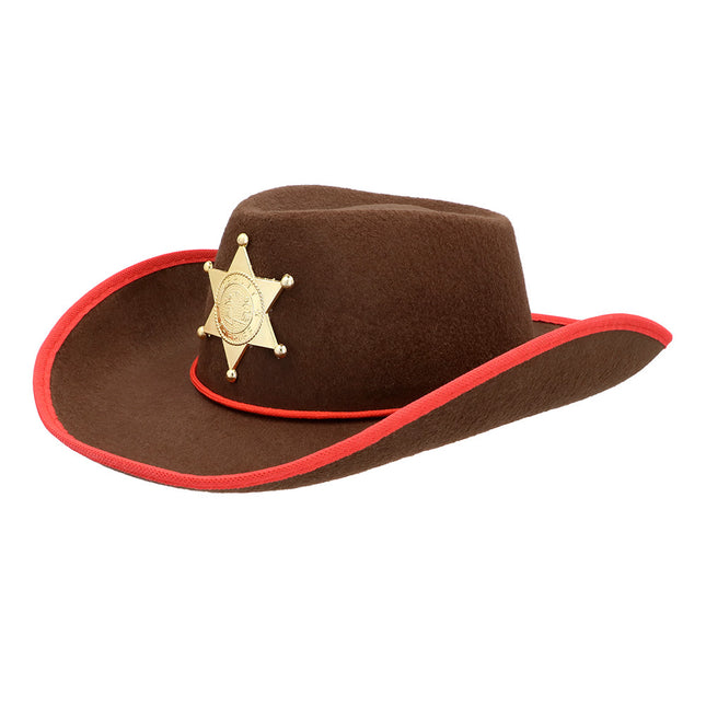 Sombrero de Vaquero Sheriff Novato