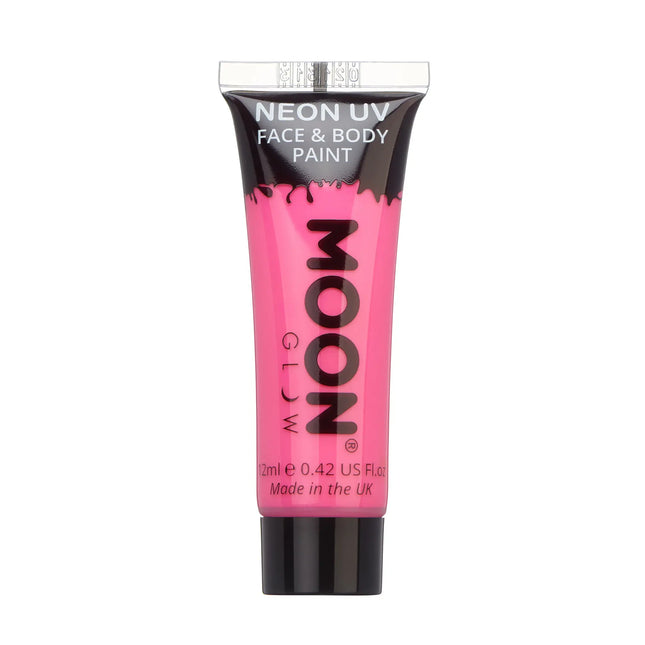 Moon Glow Pintura Facial UV Neón Intenso Rosa Intenso 12ml