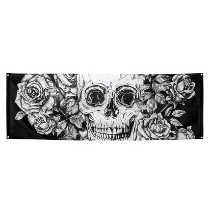 Halloween Día de los Muertos Bandera XL Decoración 2,2m