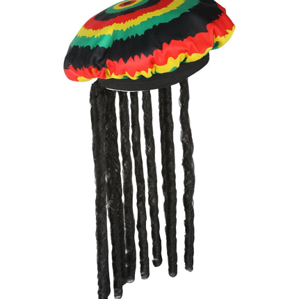 Sombrero Rasta Coloreado Con Rastas