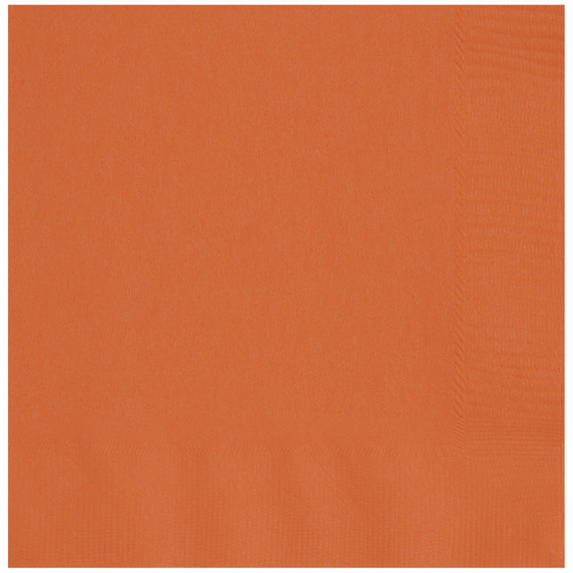 Servilletas Naranja 2 Capas 33cm 20pcs