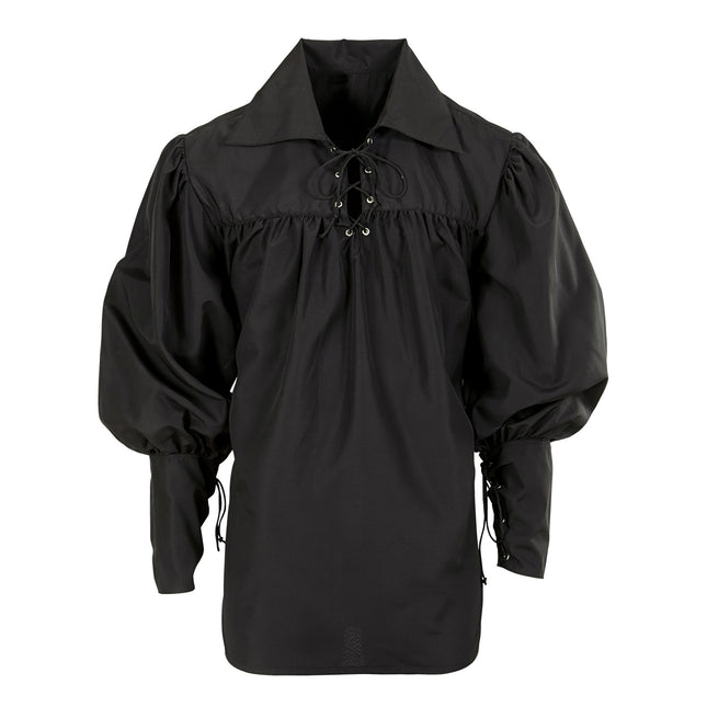 Blusa Pirata Negra Hombre