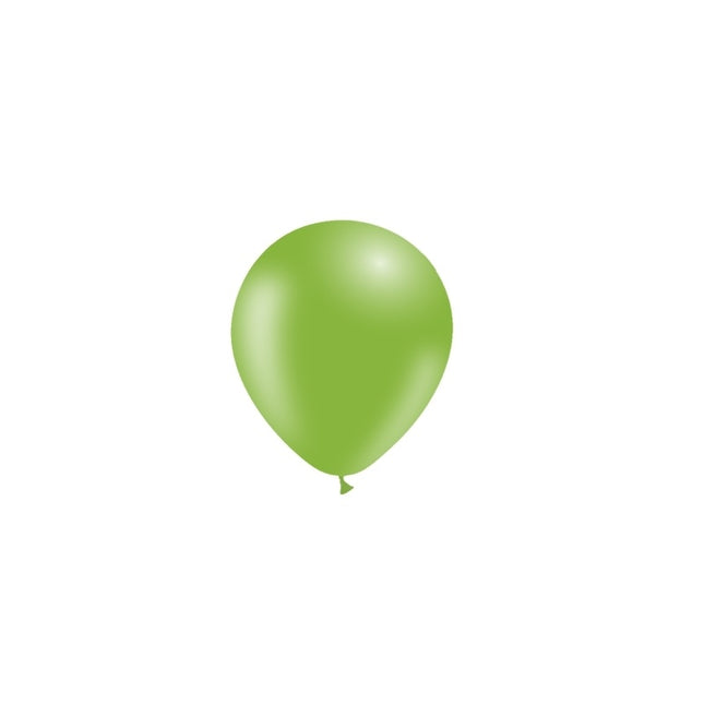 Globos Verde Manzana 14cm 100pcs