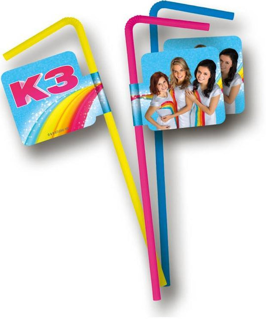 K3 Pajitas 8pcs