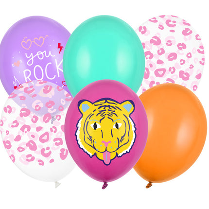 Globos You Rock Mix 30cm 6pcs