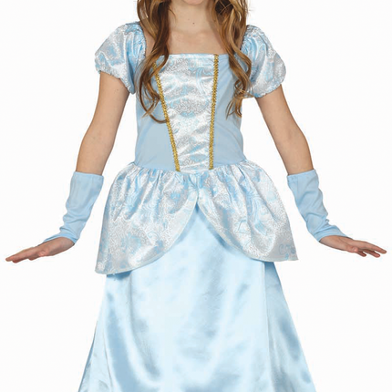 Vestido Princesa Niño Azul