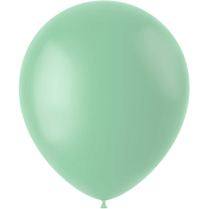 Globos Verde Menta Polvo Pistache 33cm 10pcs