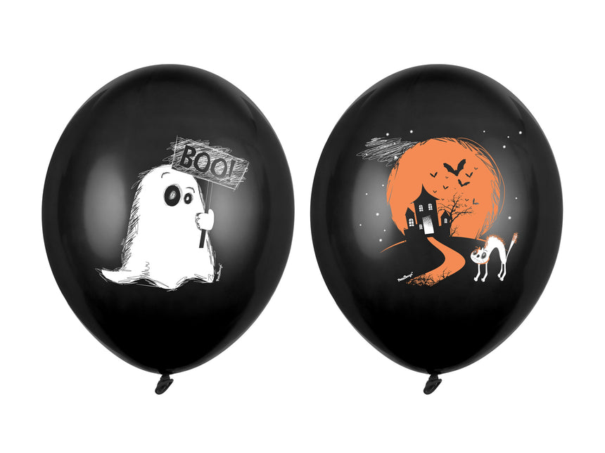 Globos de Halloween Boo 30cm 50pcs