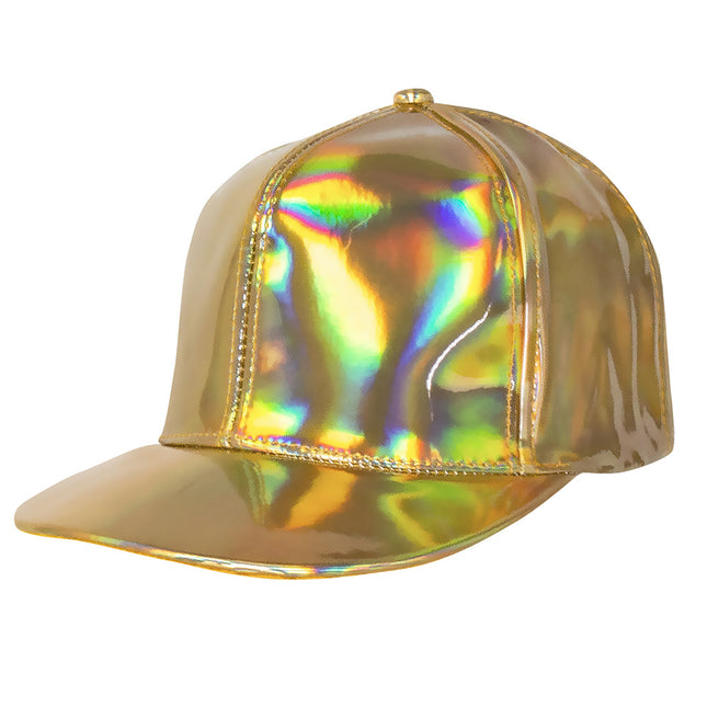 Gorra Holográfica Oro Ajustable 26cm