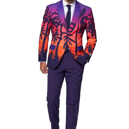 Traje de palmeras hawaianas para hombre OppoSuits