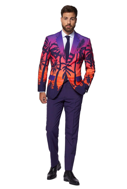 Traje de palmeras hawaianas para hombre OppoSuits