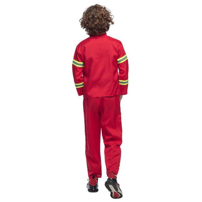 Traje de bombero Niño Luxe