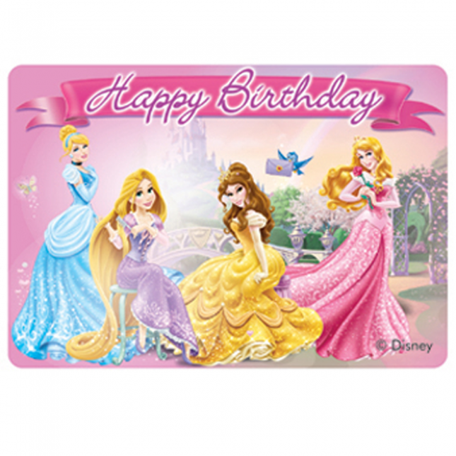 Vela para tarta Princesas Disney 9cm