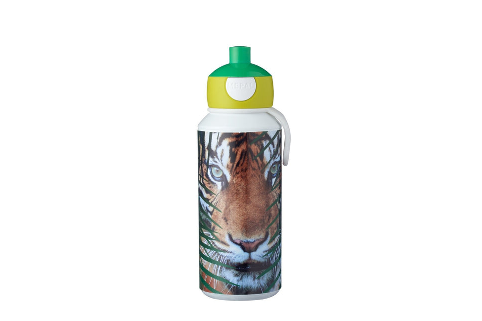 Botella Campus Pop-Up 400ml Animal Planet Tigre