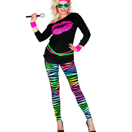 Legging Neon 80S Mujer