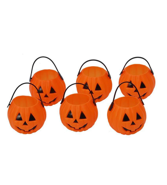 Halloween Calabaza Bandejas 7cm 6pcs