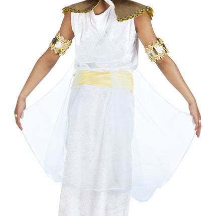 Disfraz de Cleopatra Infantil Blanco