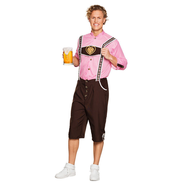 Lederhosen y blusa