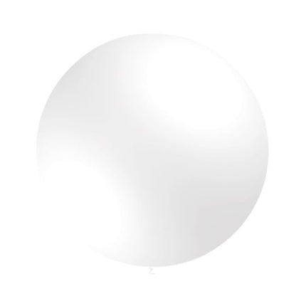 Globo Gigante Blanco Metalizado 60cm