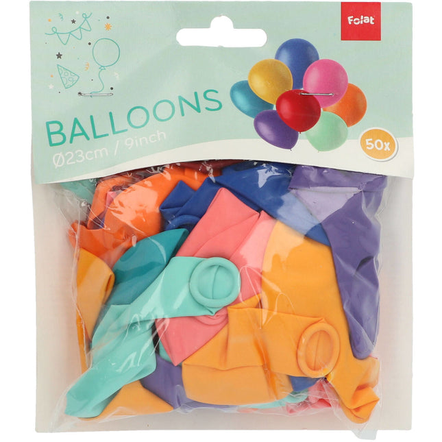 Globos de Colores 23cm 50uds