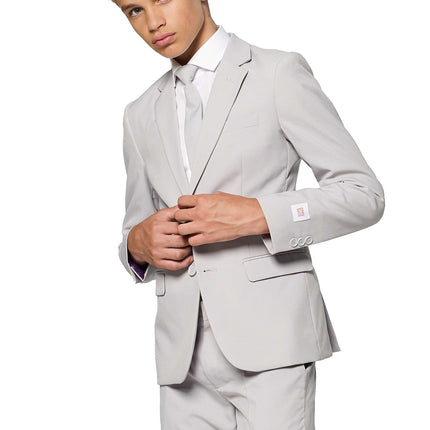 Traje Gris Niño Adolescente OppoSuits