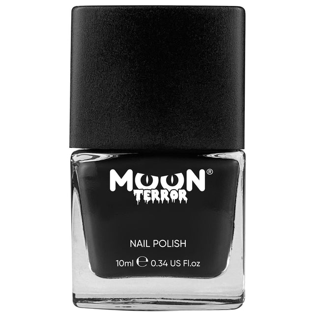 Moon Terror Esmalte de Uñas de Halloween Negro Medianoche 14ml