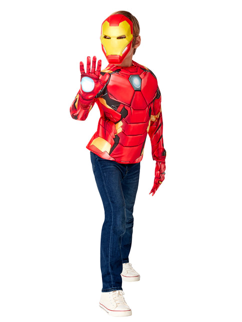 Set Infantil Traje Iron Man