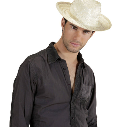 Sombrero Vaquero Paja Blanco