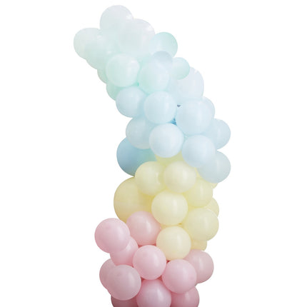 Arco de Globos de Colores Pastel