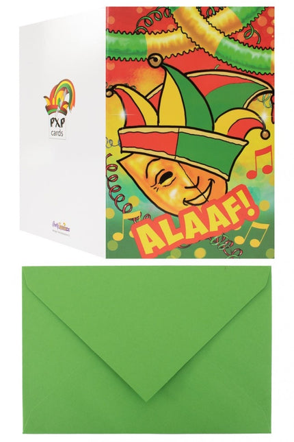 Tarjeta de felicitación Máscara Alaaf