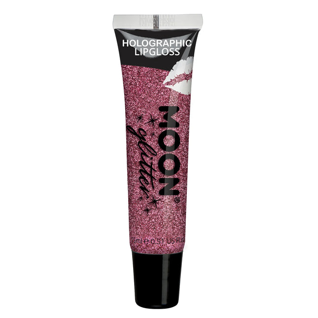 Brillo de Labios Brillo Holográfico Rosa 15ml