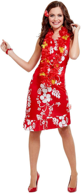 Vestido Hawaii Rojo M