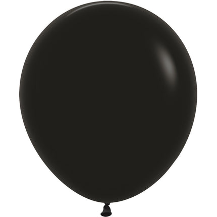 Globos Negro 45cm 25uds